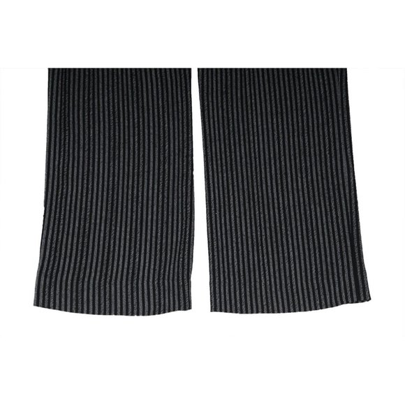 Akris Punto Womens Striped Pants Size US 8 IT 44 Grey Wool Viscose Trousers - Picture 7 of 11